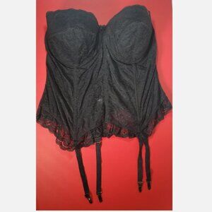 New Lace Goddess Corset Bustier – Black (Multiple Sizes)